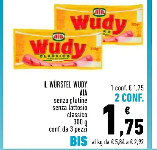 Würstel Wudy AIA 300 g