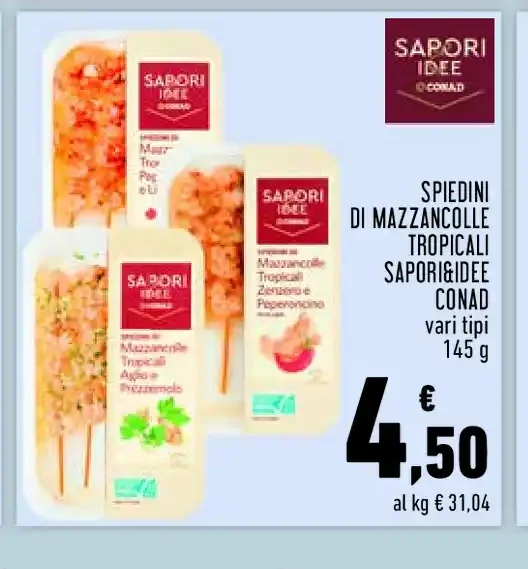 Spiedini di mazzancolle tropicali Sapori Idee Conad