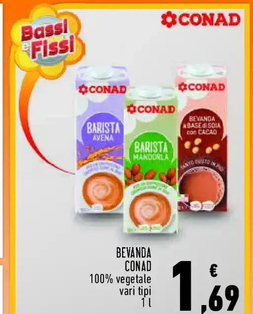 Bevanda Conad 100% vegetale