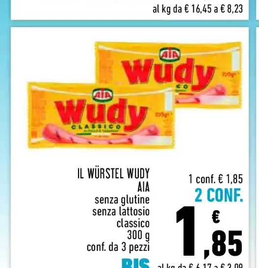 Würstel Wudy Aia classico 300 g
