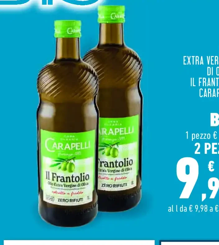 Olio extra vergine di oliva Il Frantolio Carapelli 1 l