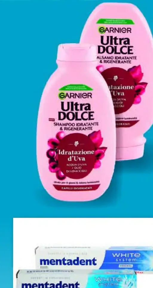 Shampoo e balsamo Ultra Dolce Garnier