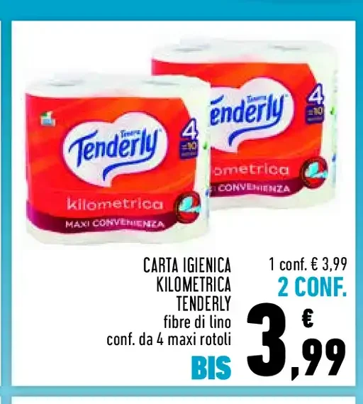Carta igienica Tenderly Kilometrica