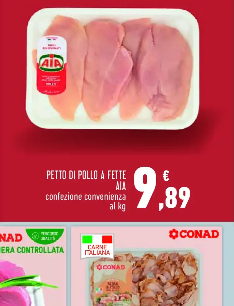 Petto di pollo a fette Aia