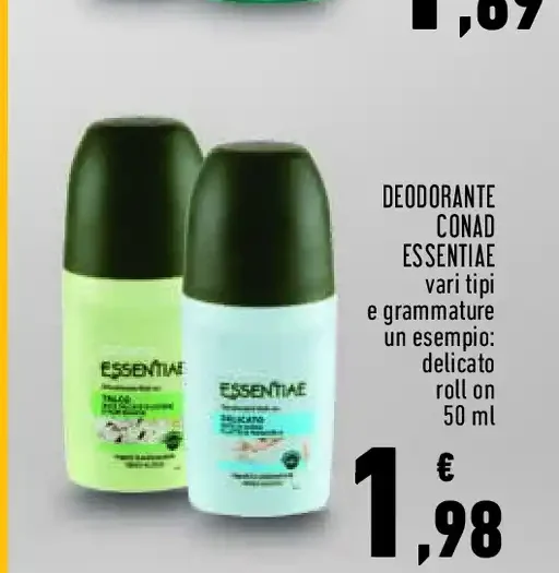 Deodorante Conad Essentiae