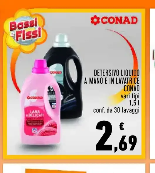 Detersivo liquido Conad