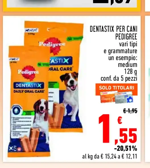 Dentastix per cani Pedigree