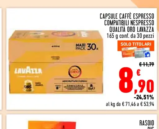 Capsule caffè espresso Lavazza