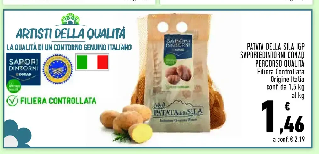 Patate della Sila IGP Sapori&Dintorni Conad