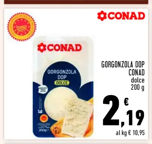 Gorgonzola DOP Conad dolce