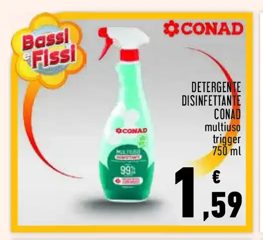 Detergente disinfettante multiuso Conad trigger
