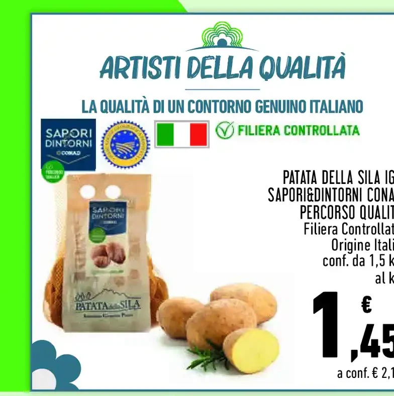 Patata della Sila IGP Sapori&Dintorni Conad