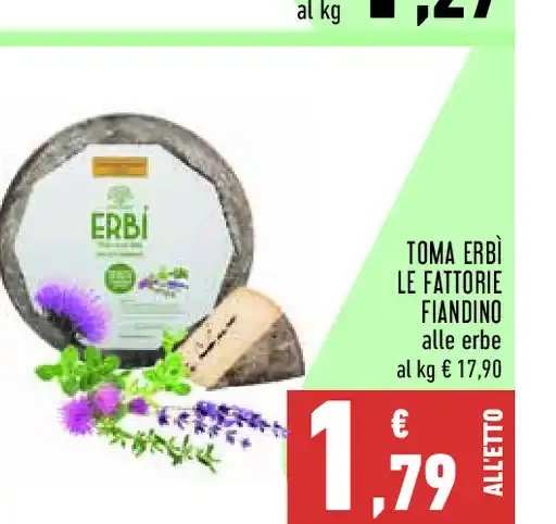 Toma Erbì Le Fattorie Fiandino alle erbe