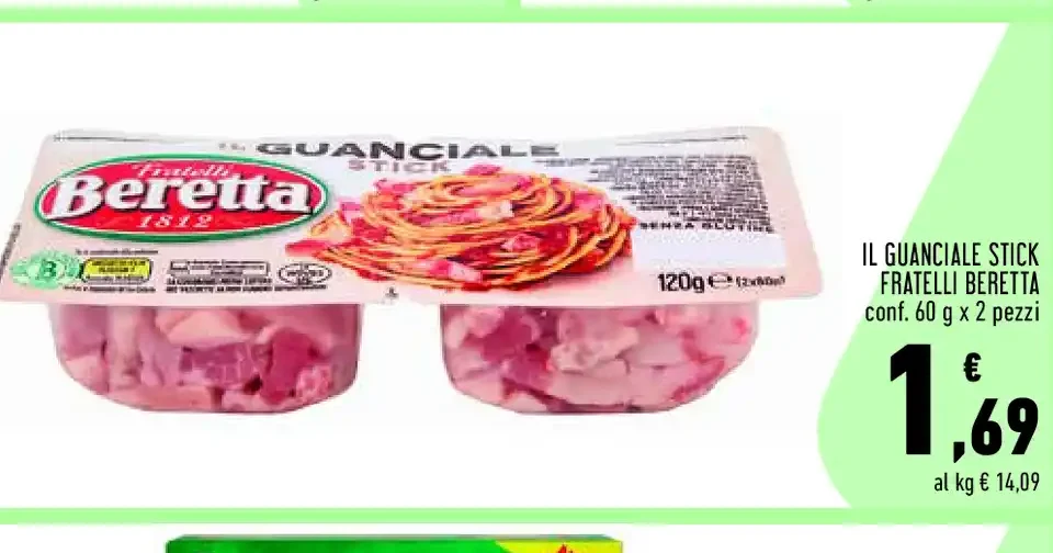 Guanciale stick Fratelli Beretta