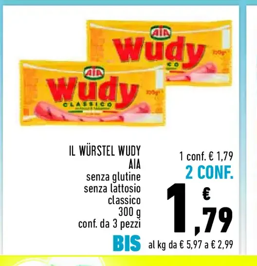 Würstel Wudy Aia classico 300 g