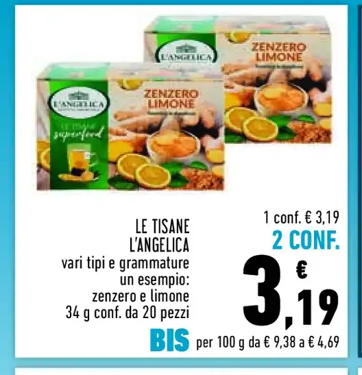 Tisane L'Angelica 34 g x20