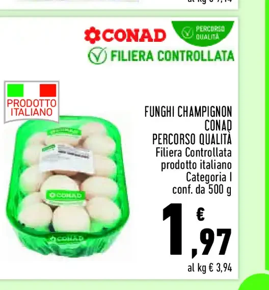 Funghi champignon Conad