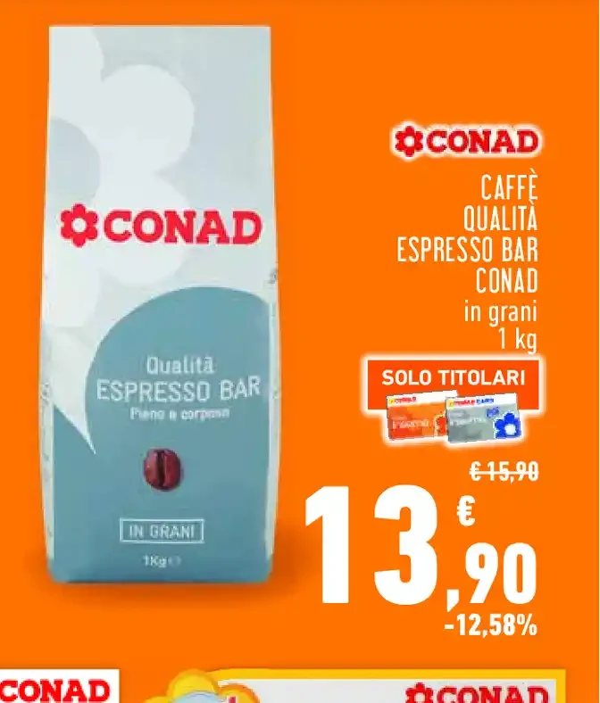 Caffè qualità espresso bar Conad