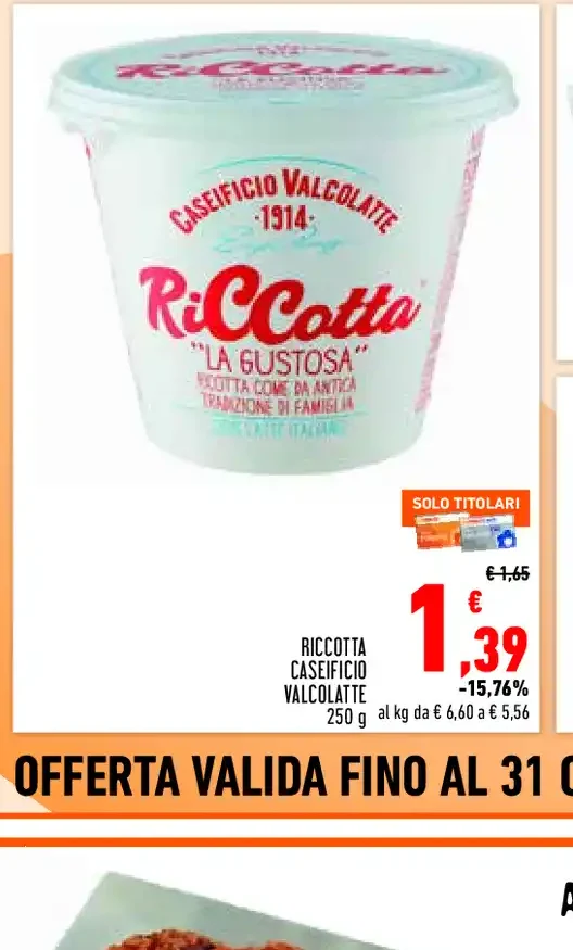 Ricotta Valcolatte