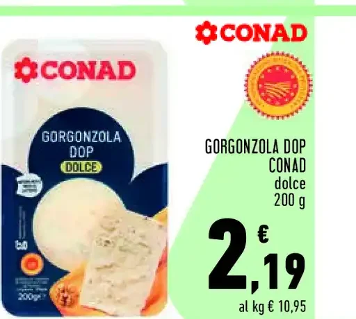 Gorgonzola DOP Conad dolce