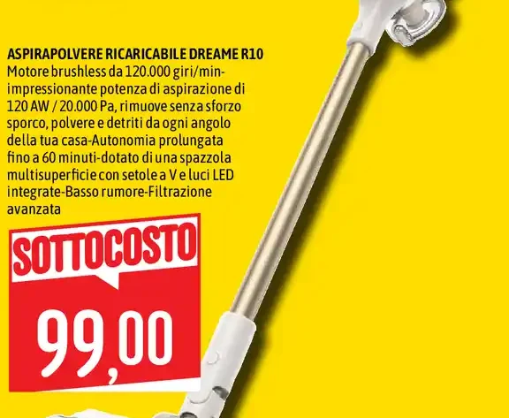 Aspirapolvere ricaricabile Dreame R10