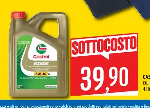 Olio motore Edge 5W30