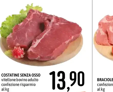 Costatine senza osso