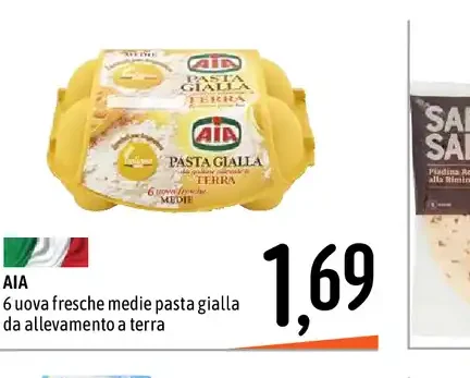 Uova fresche medie pasta gialla