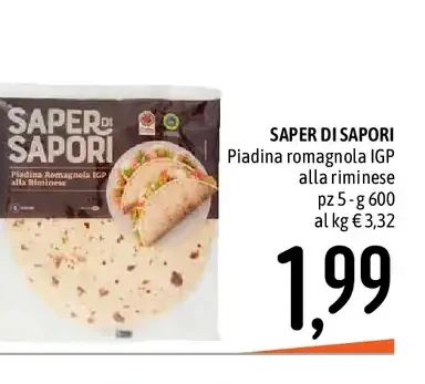 Piadina romagnola IGP