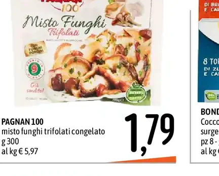 Misto funghi trifolati surgelato