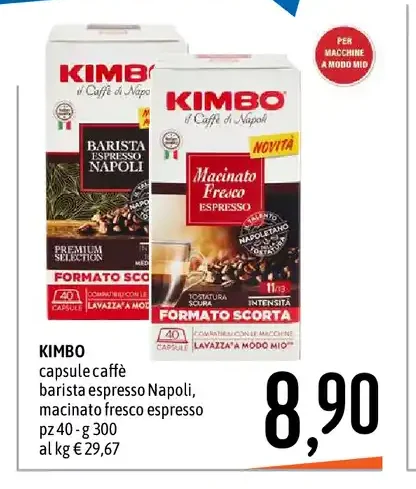 Capsule caffè Barista Espresso Napoli