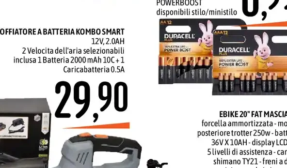 Soffiatore a batteria Kombo Smart