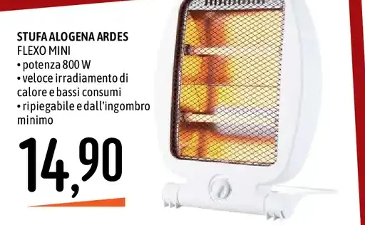 Stufa alogena Flexo Mini