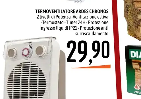 Termoventilatore Chronos