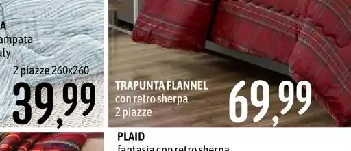 Trapunta in microfibra stampata
