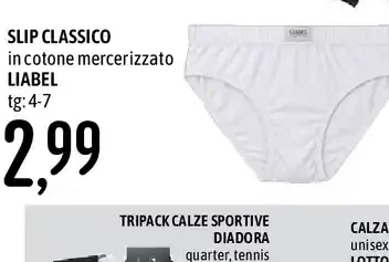 Slip classico uomo