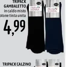 Tripack gambaletto donna
