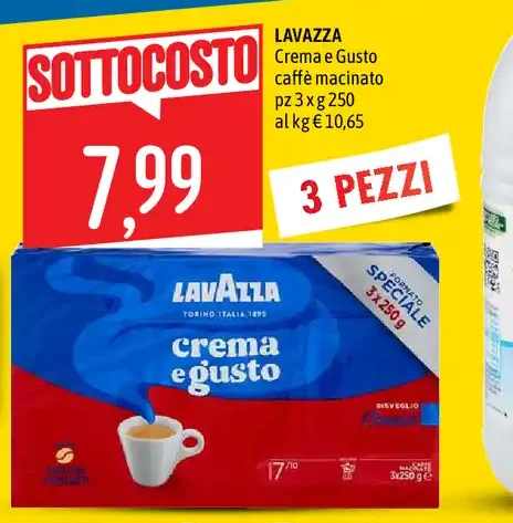 Caffè macinato Lavazza Crema e Gusto