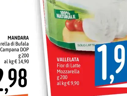 Mozzarella di bufala campana DOP