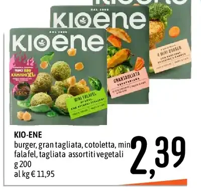 Burger e prodotti vegetali assortiti