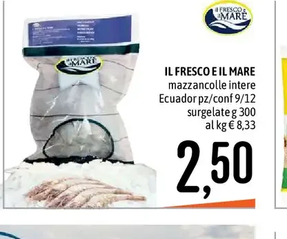 Mazzancolle intere Ecuador