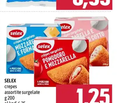 Crepes assortite surgelate Selex