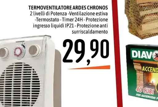 Termoventilatore Chronos