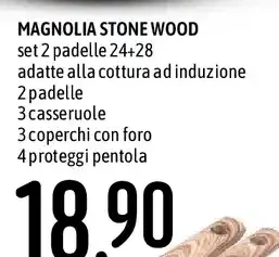 Set padelle Magnolia Stone Wood