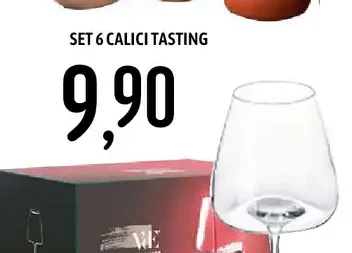 Set 6 calici tasting