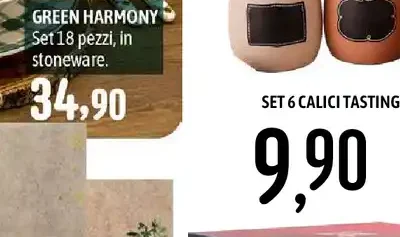 Green Harmony set piatti