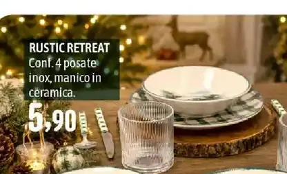 Rustic Retreat set posate