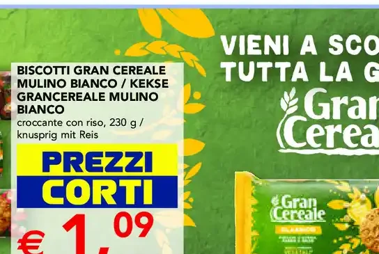 Biscotti Gran Cereale Mulino Bianco