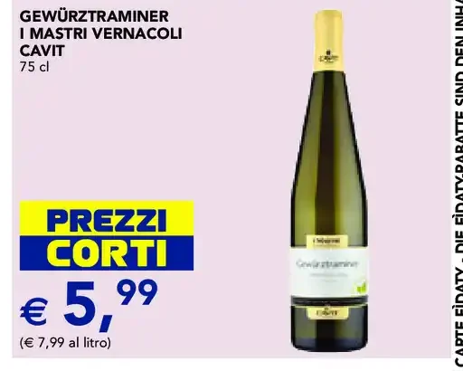 Gewürztraminer I Mastri Vernacoli Cavit