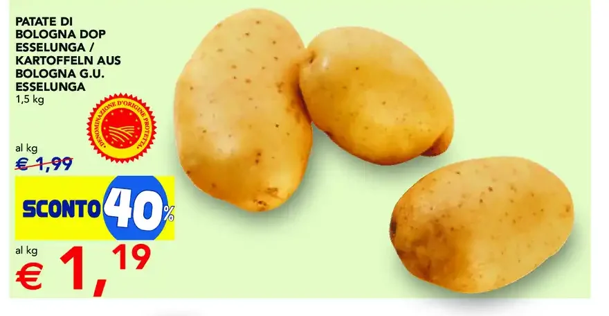Patate di Bologna DOP Esselunga